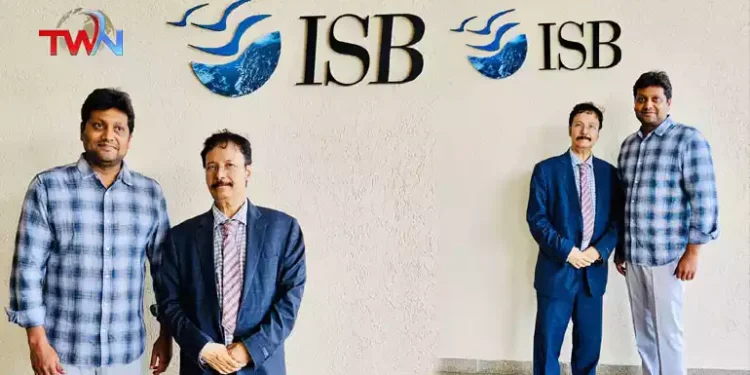 Dr. Kandula Gautam Nagi Reddy visited the Indian School of Business (ISB) Hyderabad campus, Professor Dr. Chandan Chaudhary, Operations Management Information Systems, Telugu World Now