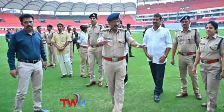Strong security arrangements for conducting T20 match, Commissioner Sudhir Babu IPS, India vs Bangladesh T20 Match on 12th, Sports News, Rachakonda News, Telugu World Now