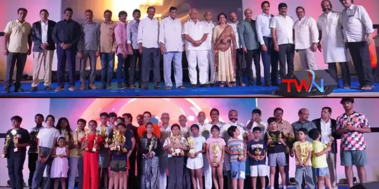 Children's Day 2024 Celebrations were grandly held at the Film Nagar Cultural Center, Actor Tarun, Actress Nithya Shetty, K.S. Rama Rao, Suresh Kondeti, Edida Raja, Telugu World Now