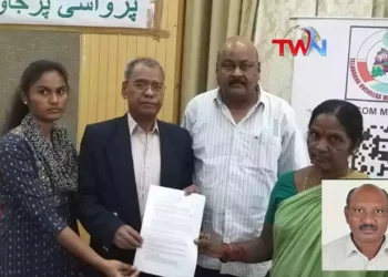 An illegal resident in the Gulf was arrested recently for not having a passport or visa, Kanchu Gangaiah, Temporary White Passport Emergency Certificate,Dubai News, Telugu World Now