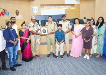 Farewell Ceremony for Retiring Officers of Cyberabad Police Commissionerate, Avinash Mohanty, IPS, Cyberabad Police family, Cyberabad News, Telugu World Now