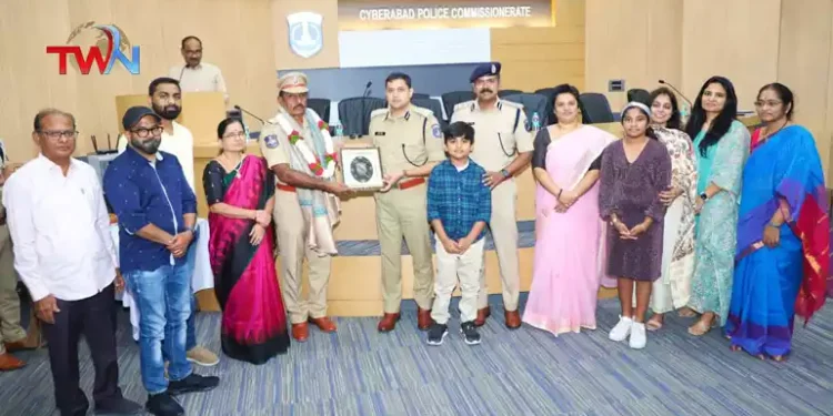 Farewell Ceremony for Retiring Officers of Cyberabad Police Commissionerate, Avinash Mohanty, IPS, Cyberabad Police family, Cyberabad News, Telugu World Now