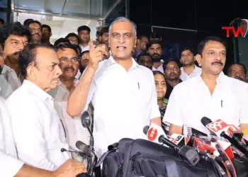 Former Minister Harish Rao Press Meet about Arrest, Gachibowli Police Station, BRS MLA Kaushik Reddy Arrest, Congress vs BRS, CM Revanth Reddy, Telangana Politics, Telugu World Now