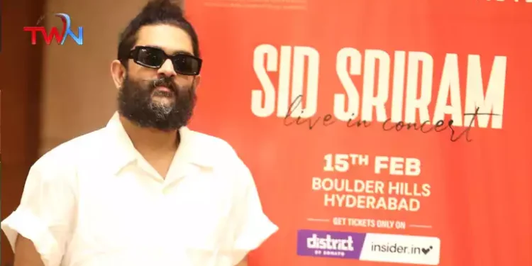 Famous singer Sidh Sriram's grand musical concert on February 15, Move78 Live CEO Nitin Kanagaraj, Film News, Tollywood News, Telugu World Now