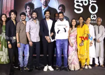 'Court' movie won me over. Telugu audience voted the movie, Natural Star Nani at the Celebration of Audience Verdict event, Actor Priyadarsi, Director Ram Jagadish, Film News