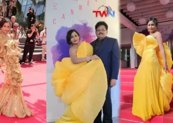 Cannes 2025, ‘M4M’ World Premiere Makes History for Mohan Vadlapatla & Jo Sharma, Mohan Vadlapatla, PALAIS-C theatre, Cannes Film Festival 2025, Telugu World Now