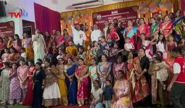 Dussehra, Bathukamma and Diwali celebrations reflect the unity of Indians in Malaysia, Indian Association of Malaysia (BAM), Choppari Satya President, Telugu World Now