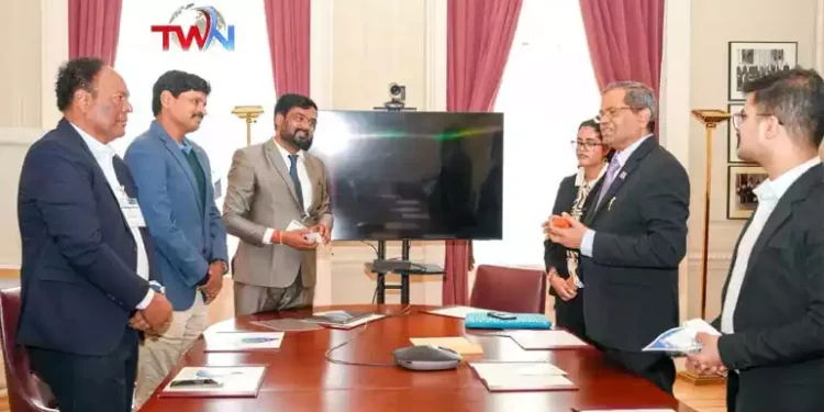 Green India Challenge Meets with Commonwealth Secretariat, Expanding Environmental Solutions to Southern Nations, Dr. Suresh Yadav, Senior Director, Climate Change and Oceans Directorate, Joginipally Santosh Kumar, Telugu World Now