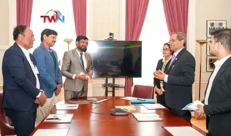 Green India Challenge Meets with Commonwealth Secretariat, Expanding Environmental Solutions to Southern Nations, Dr. Suresh Yadav, Senior Director, Climate Change and Oceans Directorate, Joginipally Santosh Kumar, Telugu World Now